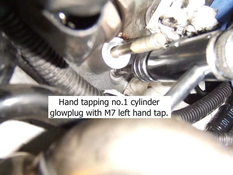 2003 E46 320d Saloon DIY Removal Of Snapped M10 Glow Plug(Pic Heavy